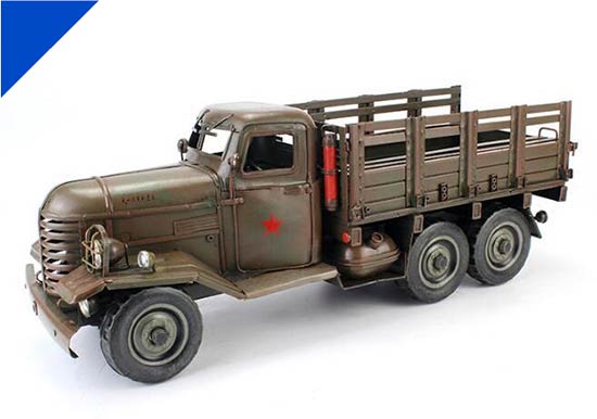 Large Scale Vintage Tinplate 1956 FAW JieFang CA10 Truck Model